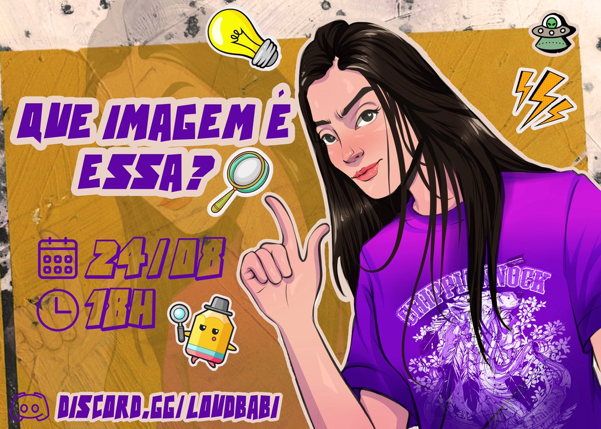 cfliquidbabi's tweet photo. Mais um eventinho pra vcs!! 😉🗣

EVENTO: QUE IMAGEM É ESSA?
Dia: 24/08 (Quarta-feira) às 18h 

Quer saber mais detalhes?
Entre no https://t.co/4V59UXpb73 e no canal de eventos contamos mais detalhes e como participar. Esperamos por vcs! 🤍👀 https://t.co/I3qv129SXm