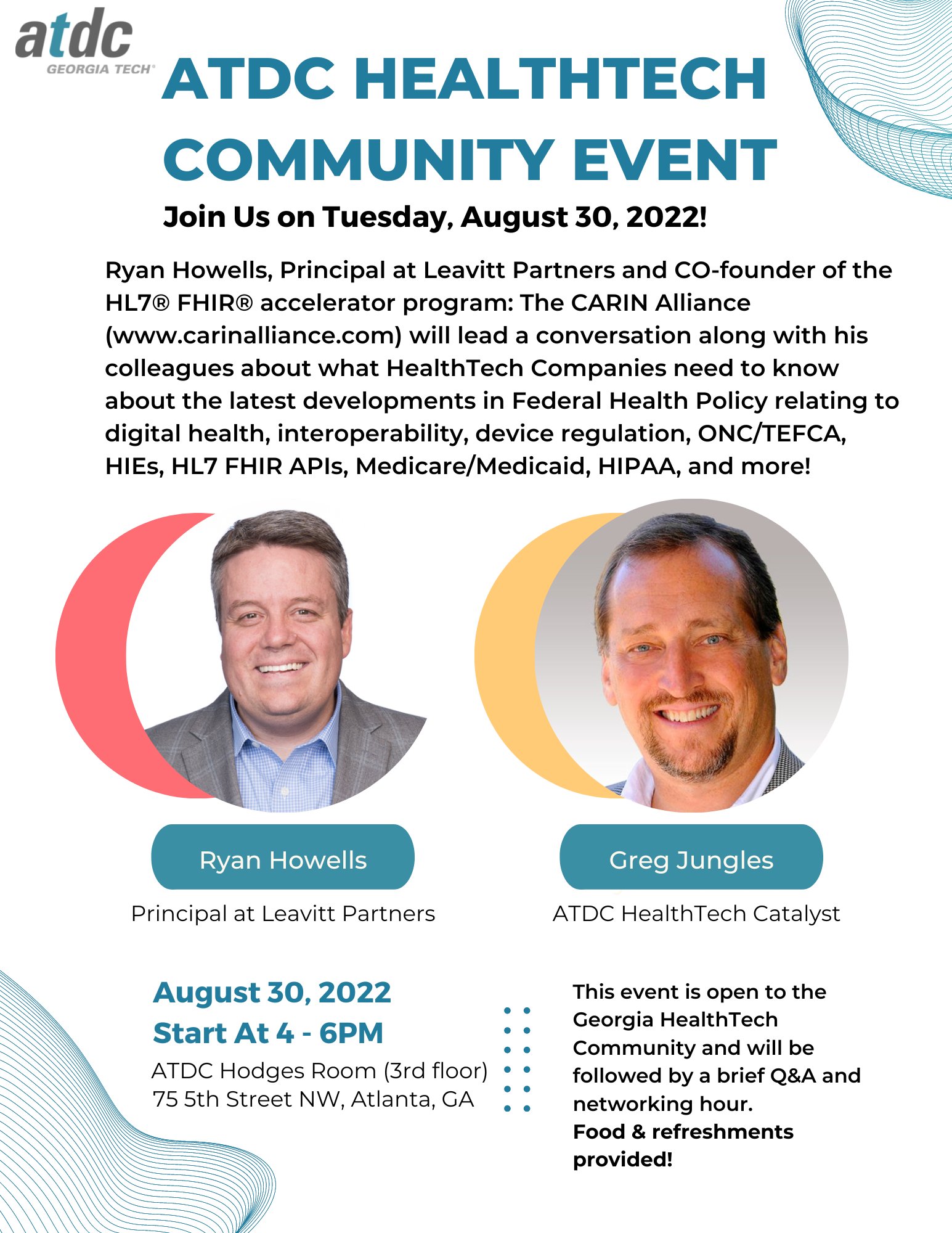 ATDC on Twitter "Calling the HeathTech Community! Join us for a