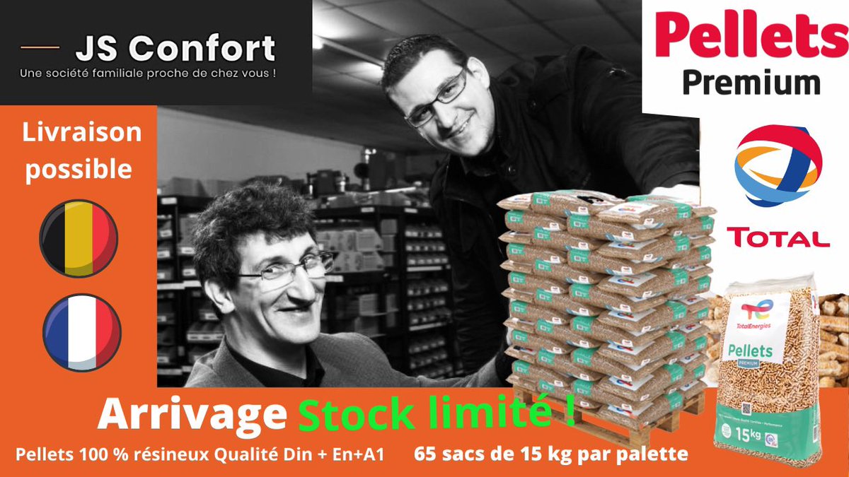 Contact :+32 71 590800 jsconfort.com. #pellet #pellets