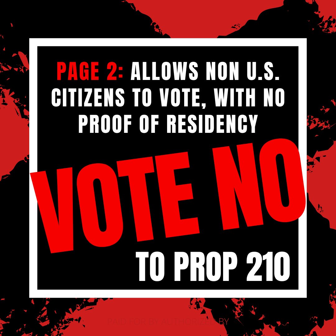 StopProp210's tweet image. Prop 210 is 26 pages of terrible ideas. #VoteNoTo210