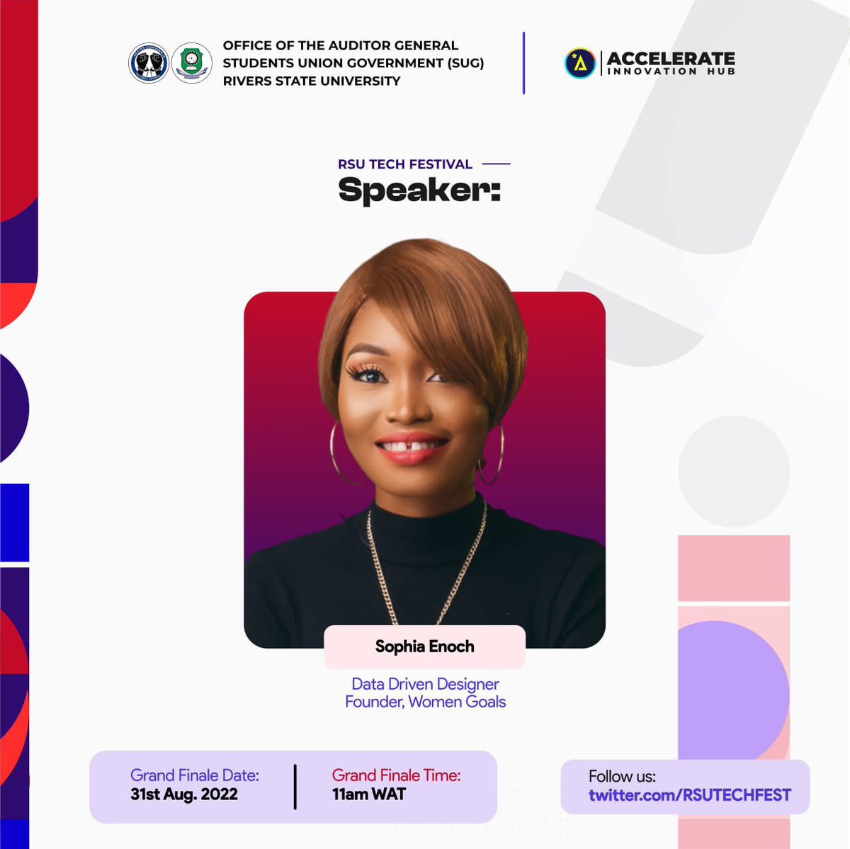 sophiaenoch1's tweet photo. Just again #RSU #rsutechfestival #speaker #talkdata #talkdesign https://t.co/H3GmFlTtLu