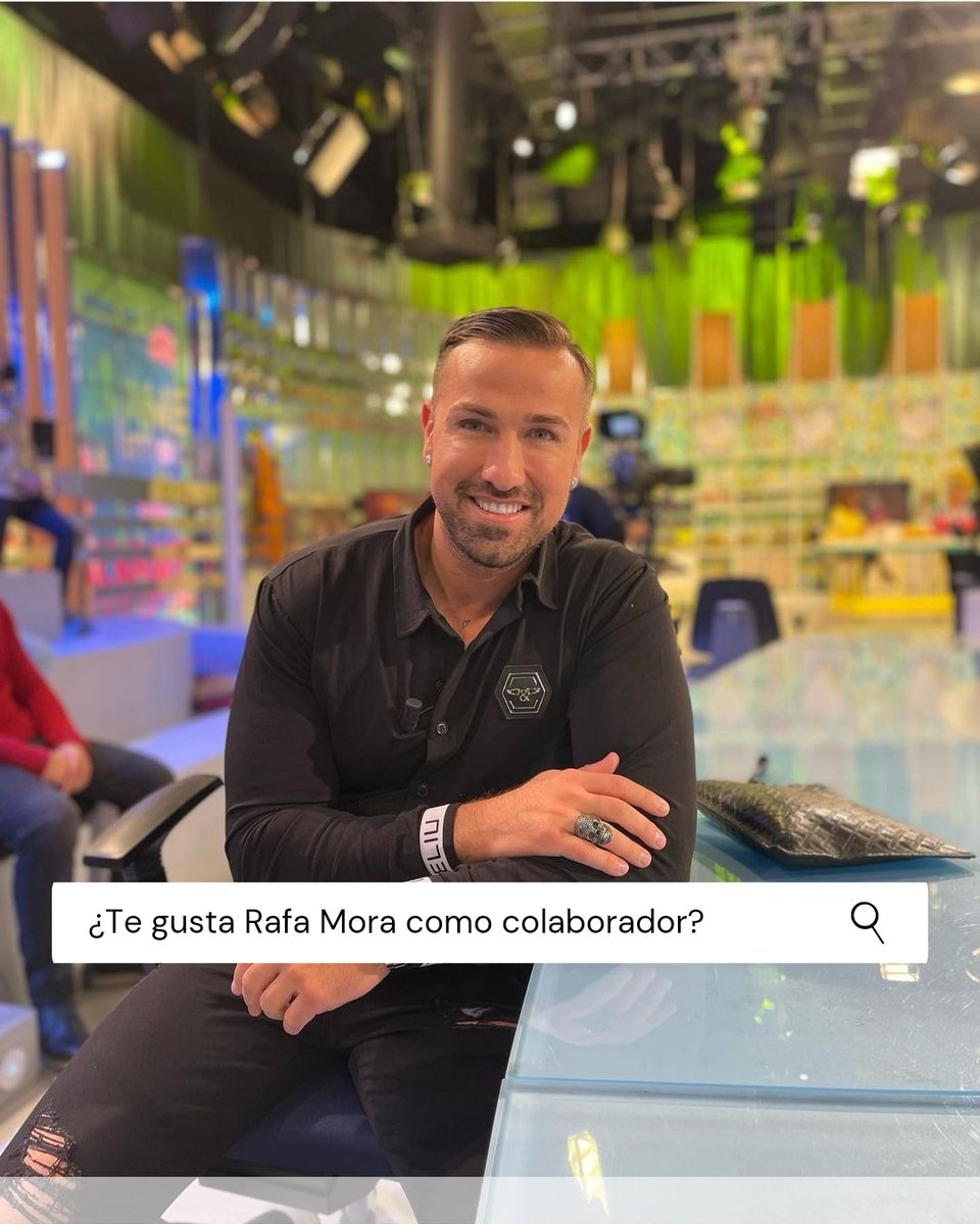 📣 ¿Te gusta el papel de #RafaMora como colaborador televisivo? 
🔄 Sii
♥️ Uf, no sé