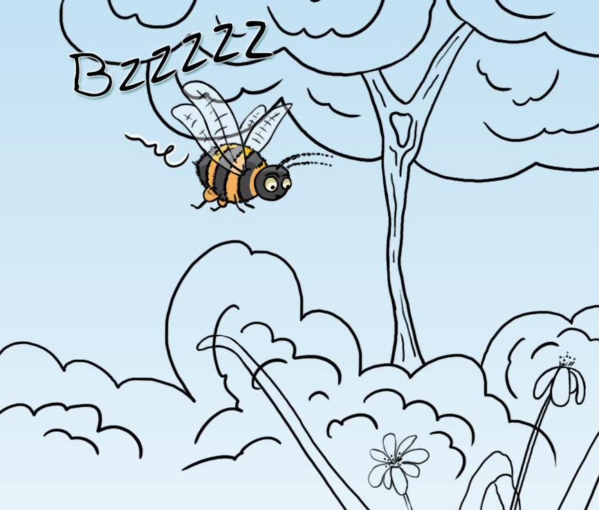 jocanho's tweet photo. Aha! This little bee just flew onto a page I'm working on... Curious I guess.

 #ChildrensBooks #Childrenbook #picturebook #picturebooks #childrensbookillustration #bookillustration #children #childrenbooks #illustration #Toad #Bugs #literaryagent #LiteraryAgents https://t.co/MxmKAdZXsH