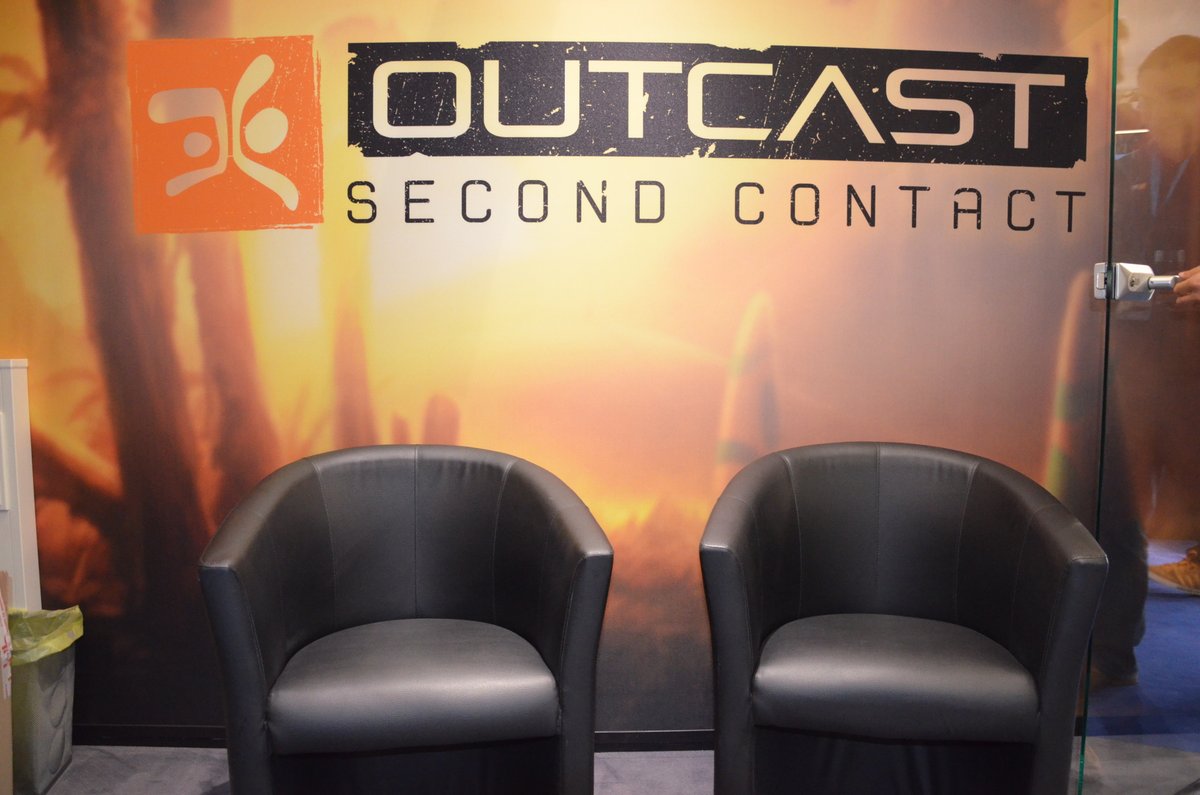 PlanetAdelpha's tweet photo. Ein Blick zurück vor genau 6 Jahren: #Gamescom2016 mit @yvesgrolet und @yannrobert44 zur Präsentation des Remakes #OutcastSecondContact!
Und dieses Jahr wird tatsächlich #Outcast2 präsentiert!
#Gamescom #Outcast https://t.co/ZuYDLVKwNX