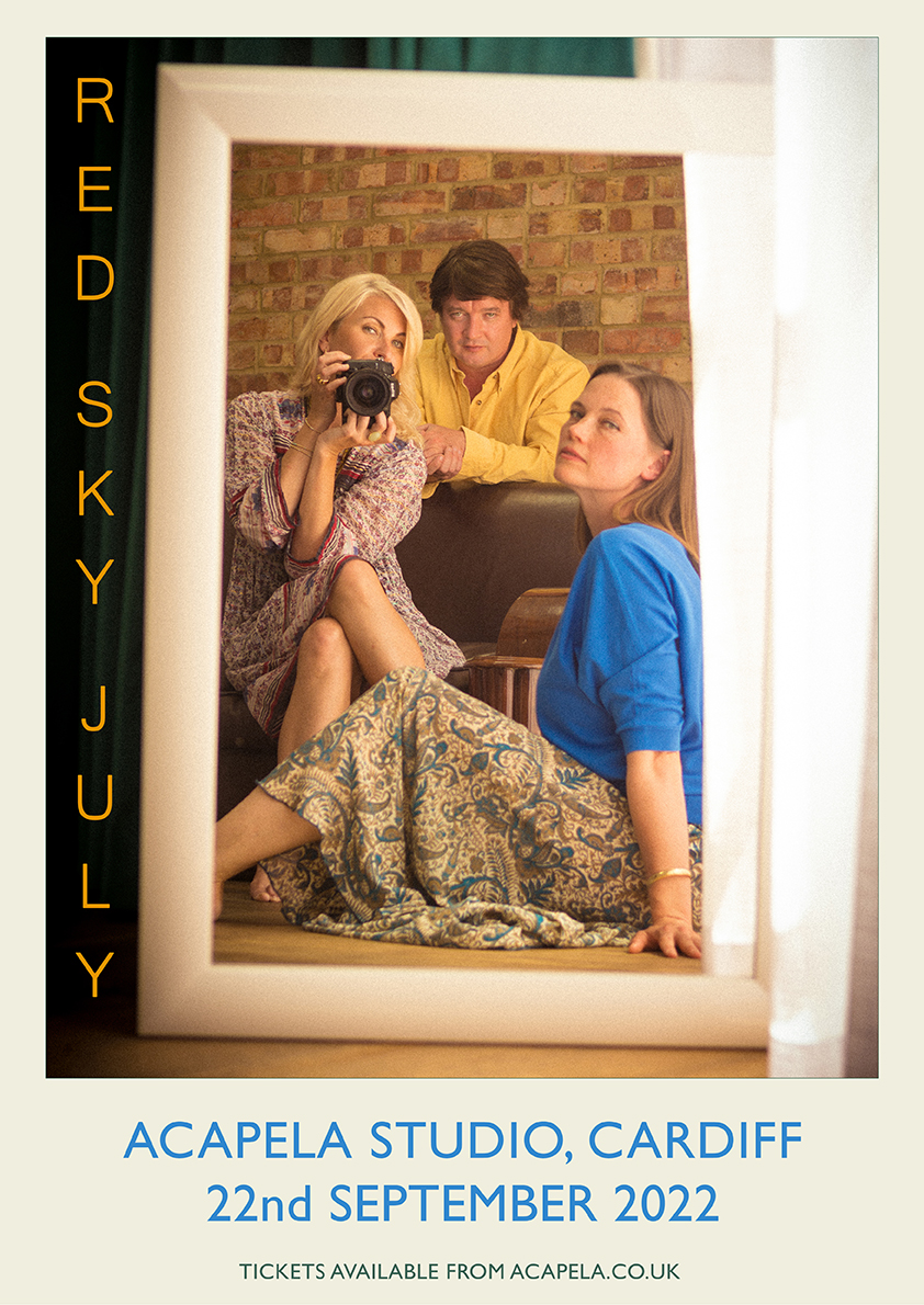 RedSkyJuly's tweet photo. We're only a few weeks away from our show in the stunning @acapelastudio Cardiff and cannot wait to see you all on 22nd September! Tickets are still available directly from the venue on 🎶 https://t.co/kYx7i9EebE

#redskyjuly #cardiff #acapelastudio #country #folk #Americana https://t.co/lr35mBEYeV