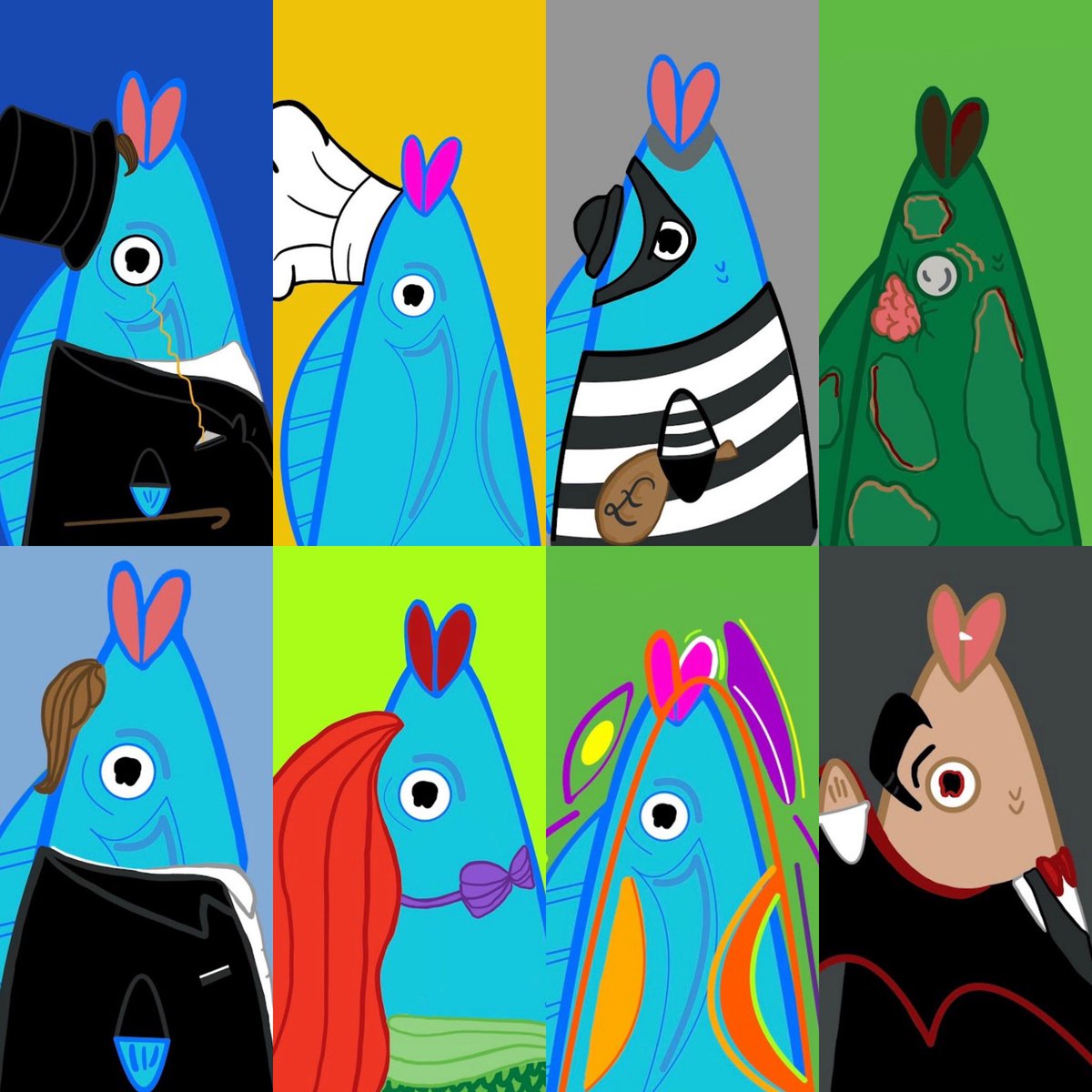 NotsoFamousFish's tweet photo. 🔥 Searching for some new NFTs? Check out my Alphabet Fish Collection out on @opensea 🐠 15% of sales go to organisations protecting our 🌊 https://t.co/i0v8H6iSC1 https://t.co/4MtSsJjZSw