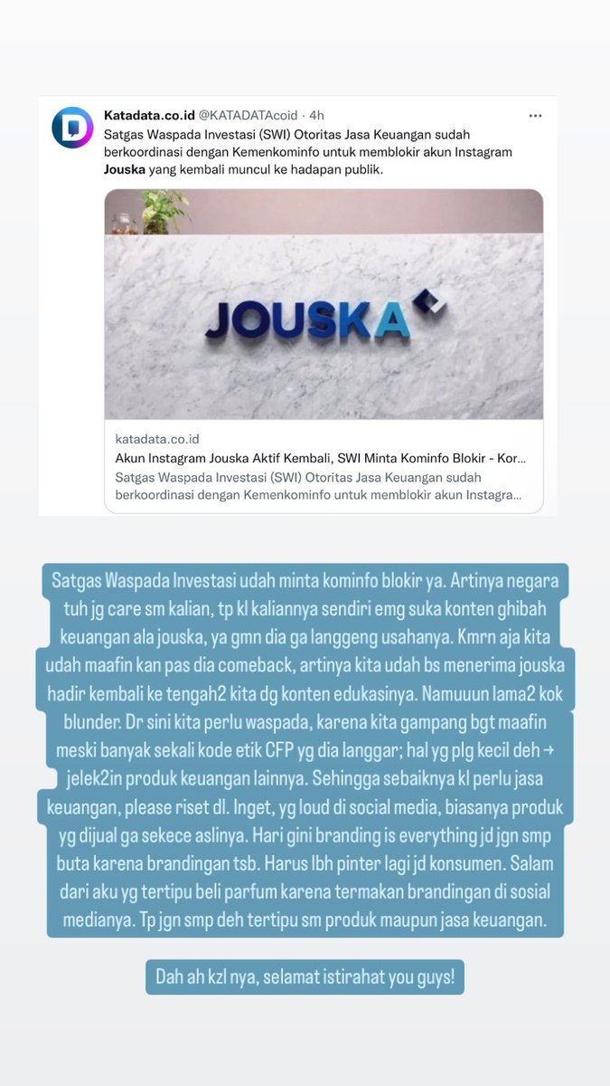 SafirSenduk's tweet photo. Repost from IG Story @ MegaAgnesty https://t.co/YJFUymklY1