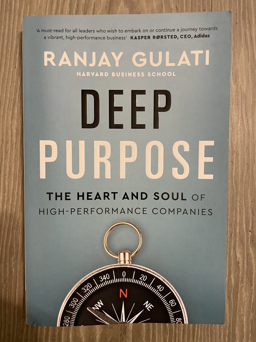 pankaj_p_sahni's tweet photo. Thank you @RanjayGulati for an inspiring book on #deeppurpose. Will endeavour to bring more of this to work every day. https://t.co/XttXo3jnhJ