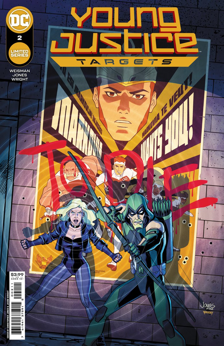 worldsfinest's tweet photo. "Young Justice: Targets" #2 is now available in print from DC Comics! The issue features two stories, both written and drawn by Greg Weisman and Christopher Jones, which follow the recently-wrapped "Young Justice: Phantoms!" #YoungJustice #YoungJusticeTargets #RenewYoungJustice https://t.co/rvm6bcnit3