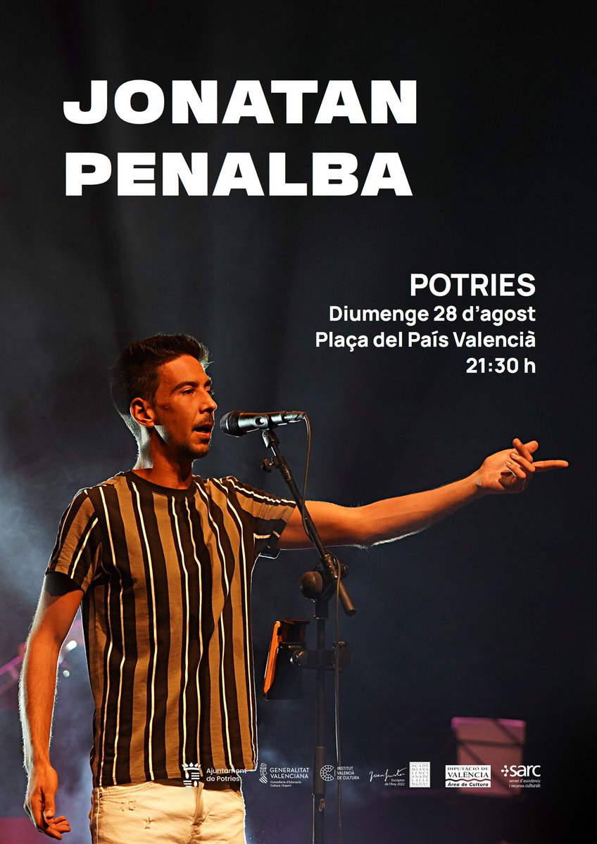 JonatanPenalba's tweet photo. Diumenge a Potries ❤️ #Reversions
21:30h - Plaça del País Valencià https://t.co/SjlITEL2Mw