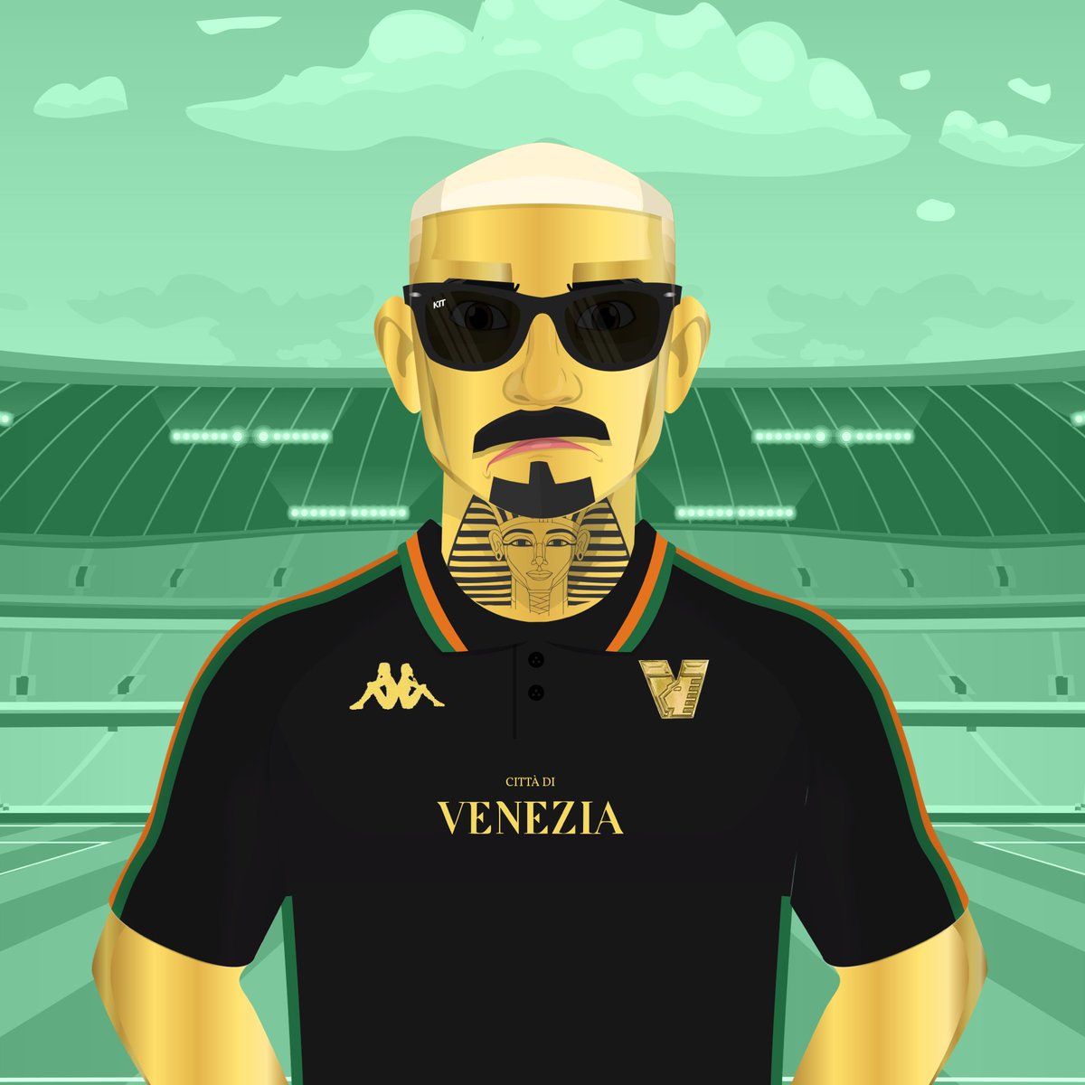 KIT_collectors's tweet photo. Is Venezia the club that is releasing the most fashionable kits? 

The smaller sponsor size and their redesigned crest resulted in a unique kit, that melts the hearts of kit collectors.

Who got this one already?

#venezia #footballshirts #cnft https://t.co/okmwGrgVVe