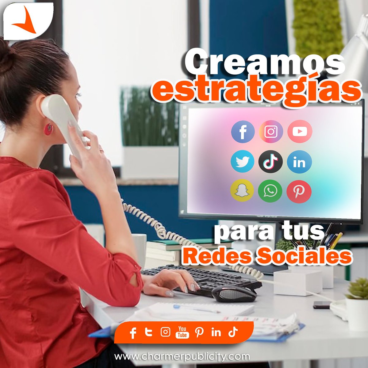 charmermx's tweet photo. Creamos estrategias para tus Redes Sociales 📲
🤔Quieres hacer crecer tu negocio, posicionar tu marca y llegar a más clientes.👥
👉Contáctanos y nosotros te apoyamos nos adaptamos a tus necesidades. 😉
#CharmerPublicity #RedesSociales #Negocio #Clientes #Marca #FelizMartesATodos https://t.co/4hnhWYh9iX