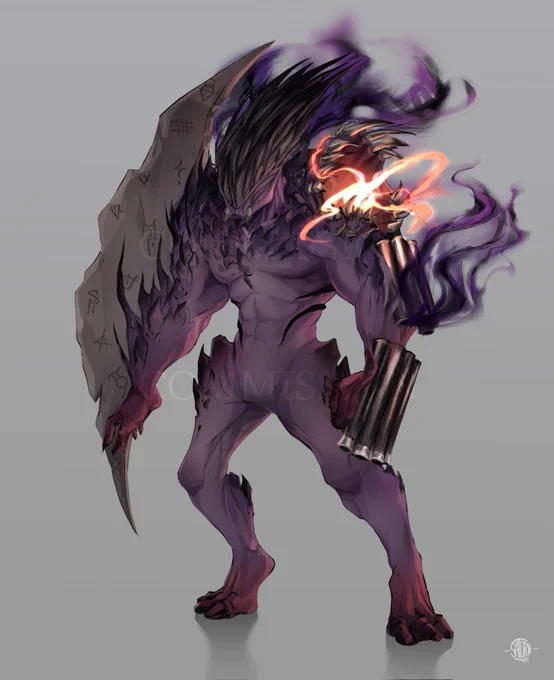 Devil's Kiss - character design commission for @ Tizen99 