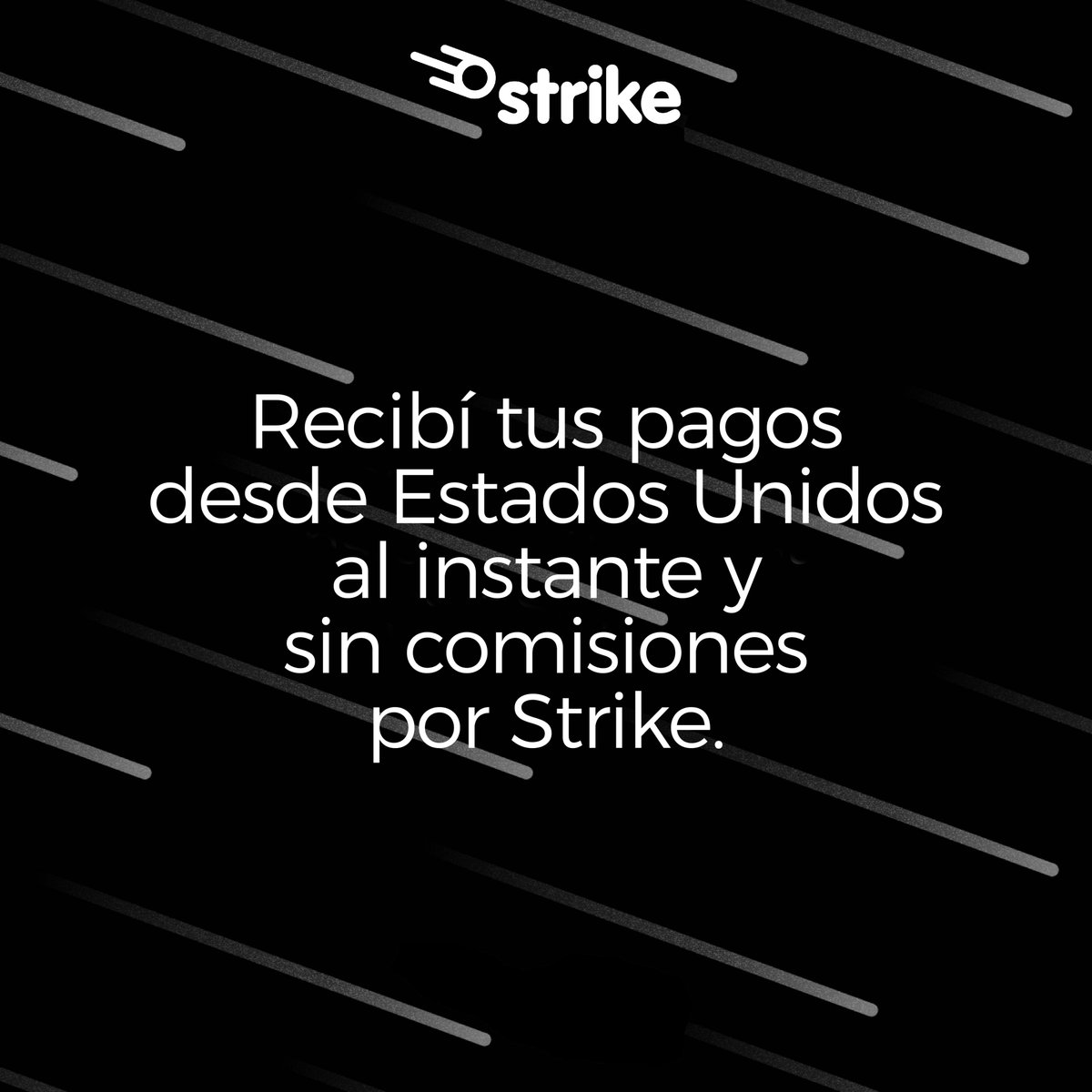 Se viene día de pago... es tu momento de descargarte Strike ⚡️  y terminar el mes recibiendo tu pago al instante 🥳