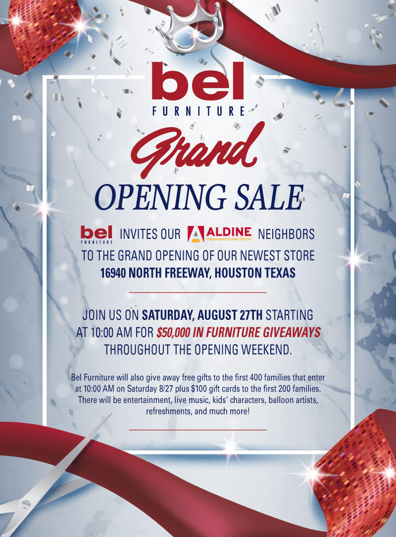 Aldine ISD on Twitter "Aldine is partnering with BelFurniture for