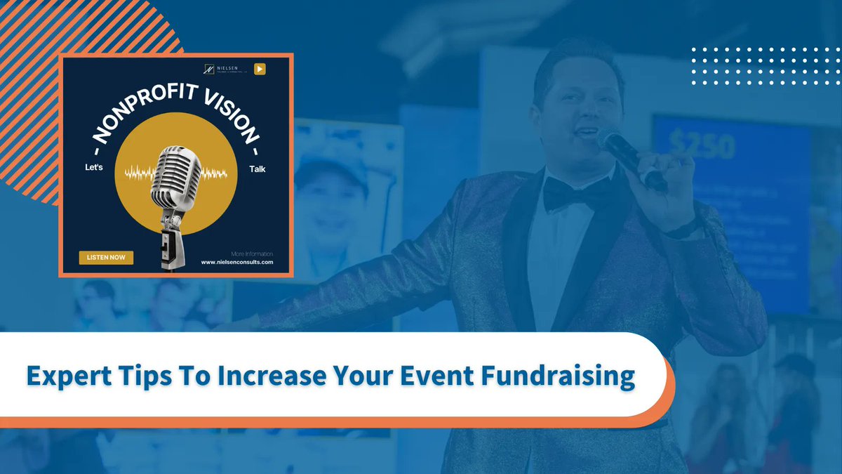DeanAuctioneer's tweet photo. If planning your next #fundraisingevent has you scratching your head wondering what KIND of event, how to build the guest list, what to include… then you may want to listen in as I shared some #fundraisingtips recently on the NonProfit Vision Podcast. https://t.co/HJBepZweYK