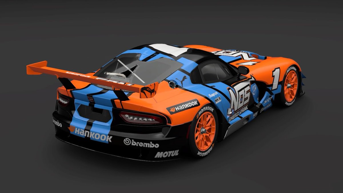 chrissiegle's tweet photo. NOS Energy sponsored Dodge Viper GT3-R #GranTurismo7 #GT7Livery #LiveryEditor https://t.co/cl3o00iuK0