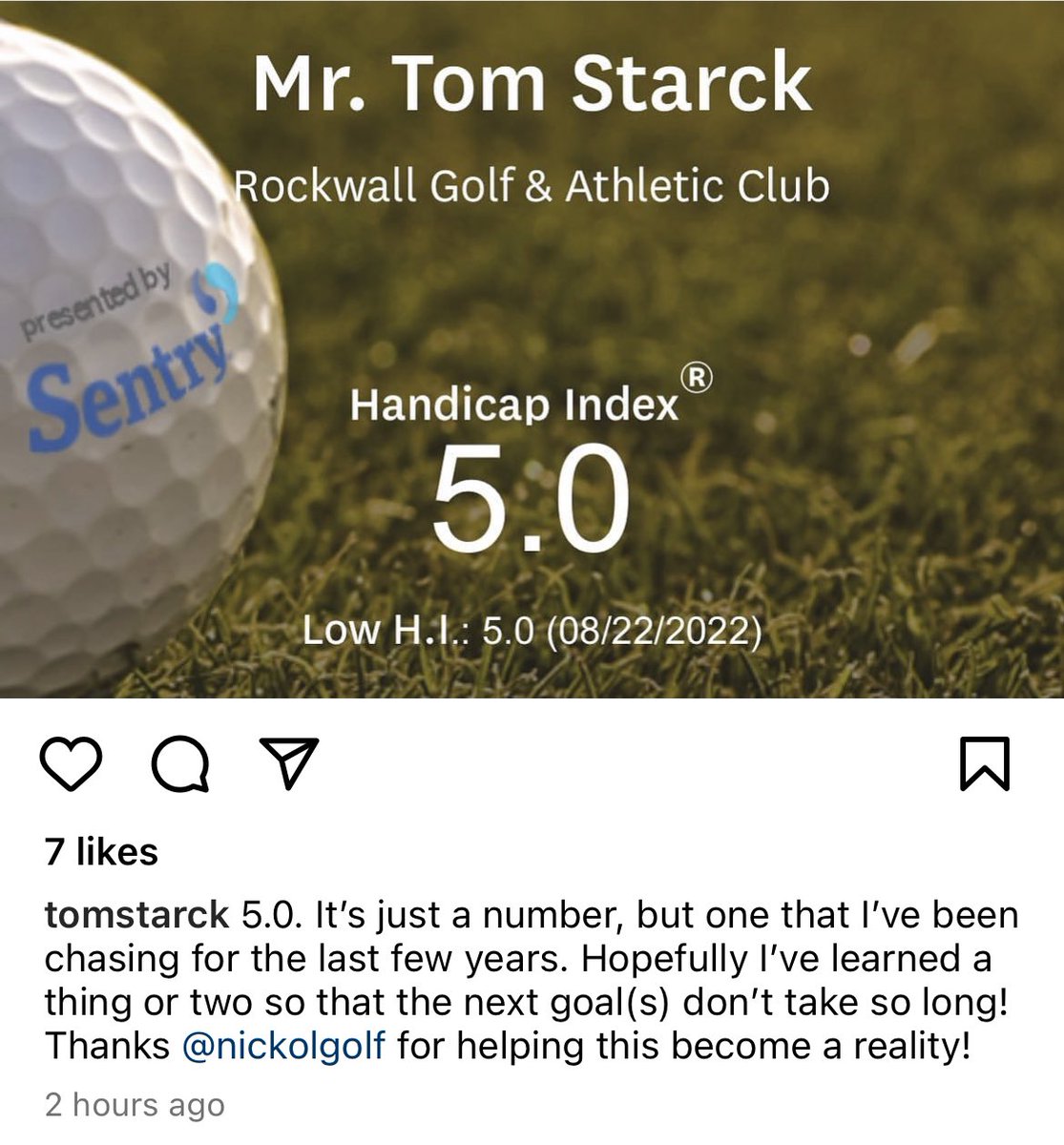 Nickolgolf's tweet photo. Another @skillestapp student reaching goals ๐ Never to late to start working on your game. #latesummerrun #golfcoach #golfinstruction #golfislife #golfisfun #golfisforeveryone https://t.co/4LbNDEHGon
