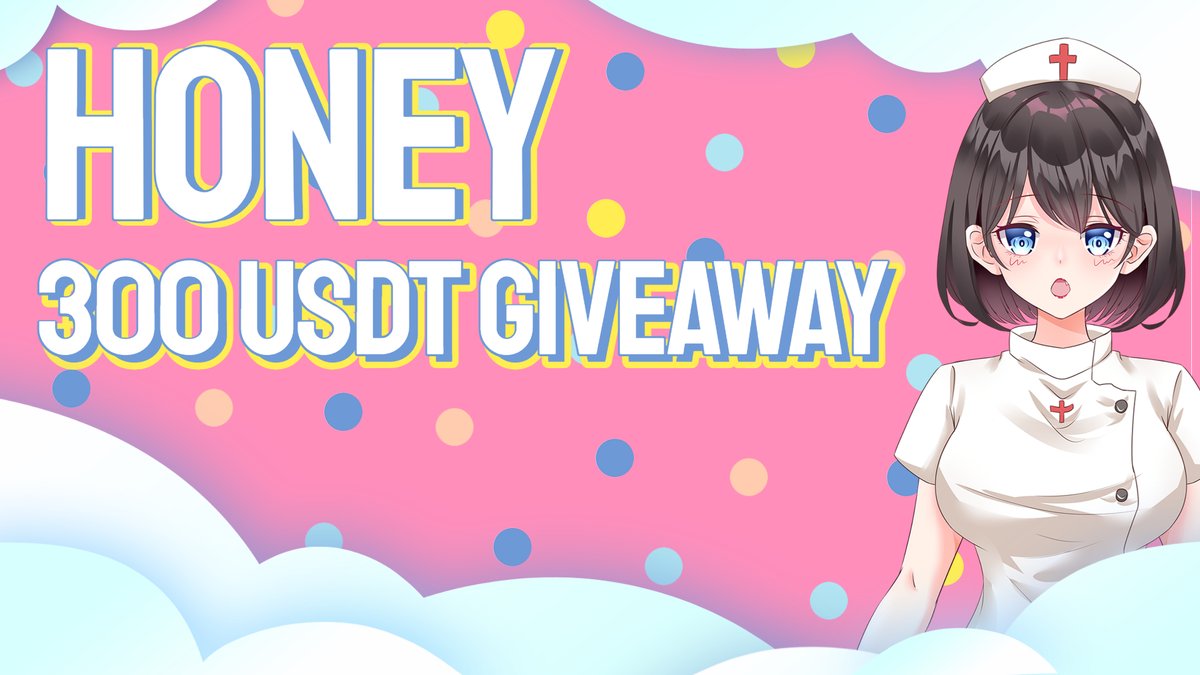 Our first giveaway event has official begun! 
We're giving away 300 USDT in total to 5 people as well as 5 whitelists. 
To be eligible, Join @Honey_Office_Chat follow <a href="/Honey_office/">Honey</a>, retweet this tweet and tag 3 friends.

#crypto #bsc #metaverse #Honey #Bitmart #NFT