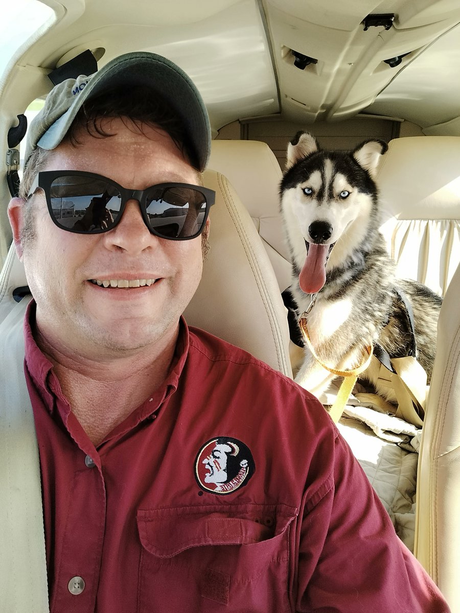 Thanks volunteer pilot Mike for flying this 10-month old Husky to a shelter that can hopefully find him his forever home.

Did you know: Pilots fly animals to other shelters where they'll have ability to find a foster home OR their furever home #pilotsnpaws