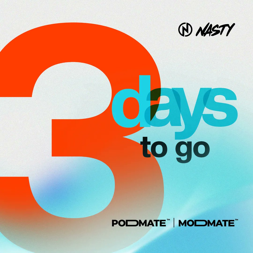 🔥🔥New Products 🔥🔥 
Nasty Juice PodMate &amp; ModMate E-liquids!

Our next generation of e-liquids for leading Pod system devices and Mod devices.
Guaranteed to Deliver Optimised Performance Experience MORE Taste, MORE Flavor, MORE Satisfaction. Pre-Order This Wednesday 9PM