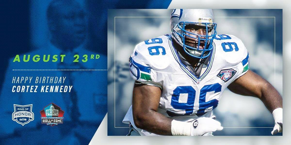 Happy Birthday to the late Cortez Kennedy! (8/23/68) 