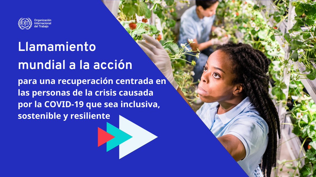 OITnoticias's tweet photo. El Llamamiento Mundial a la Acción de OIT pide a los países:

☑️Priorizar el pleno empleo
☑️Apoyar a empresas sostenibles
☑️Atender las necesidades de los + vulnerables
☑️Ofrecer niveles adecuados de protección a todos

Revisa esta InfoStory para más info: https://t.co/fwjzOMQb0h https://t.co/bLajhF1gtl