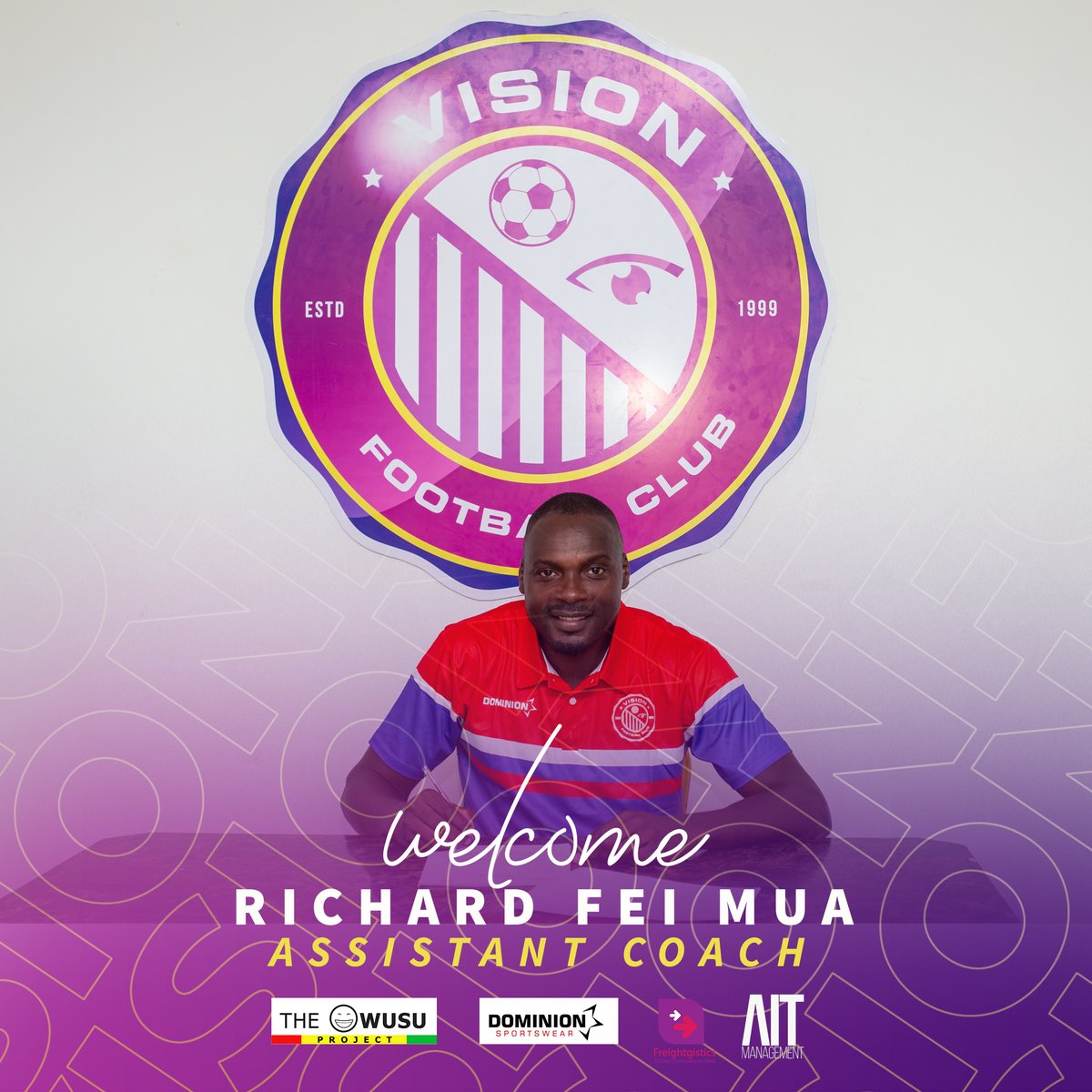vfootballclub's tweet photo. 📄✍️ 𝐌𝐔𝐀 𝐚𝐩𝐩𝐨𝐢𝐧𝐭𝐞𝐝 𝐚𝐬 𝐀𝐬𝐬𝐢𝐬𝐭𝐚𝐧𝐭 𝐂𝐨𝐚𝐜𝐡 

We are delighted to announce the appointment of Richard Fei Mua as assistant coach to Vladislav Viric. 

Mua has joined up with Viric and his backroom staff as preparations continue ahead of the 2022/23 season. https://t.co/ucaAkuZ58S