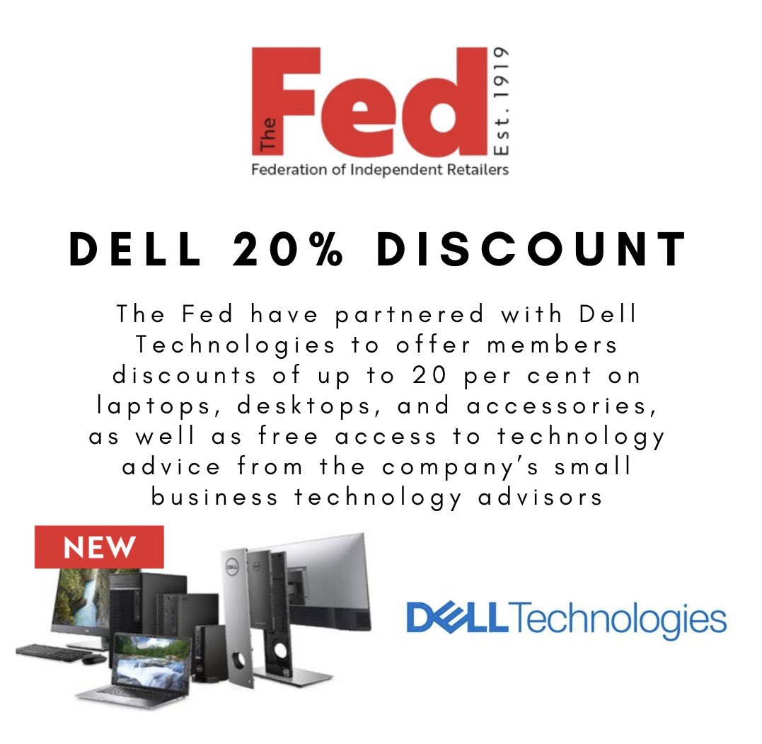 TheFedKayleigh's tweet photo. 📌Another fantastic new partnership that our members can benefit from! Amazing savings once again 💴

If you are an existing member drop me an inbox for more info > ✉️

Want to join? >> https://t.co/DBj2arMj7q

#JoinToday #TheFed #SaveMoney #IndependentRetailers #DellTechnologies https://t.co/28mHTCa0dH