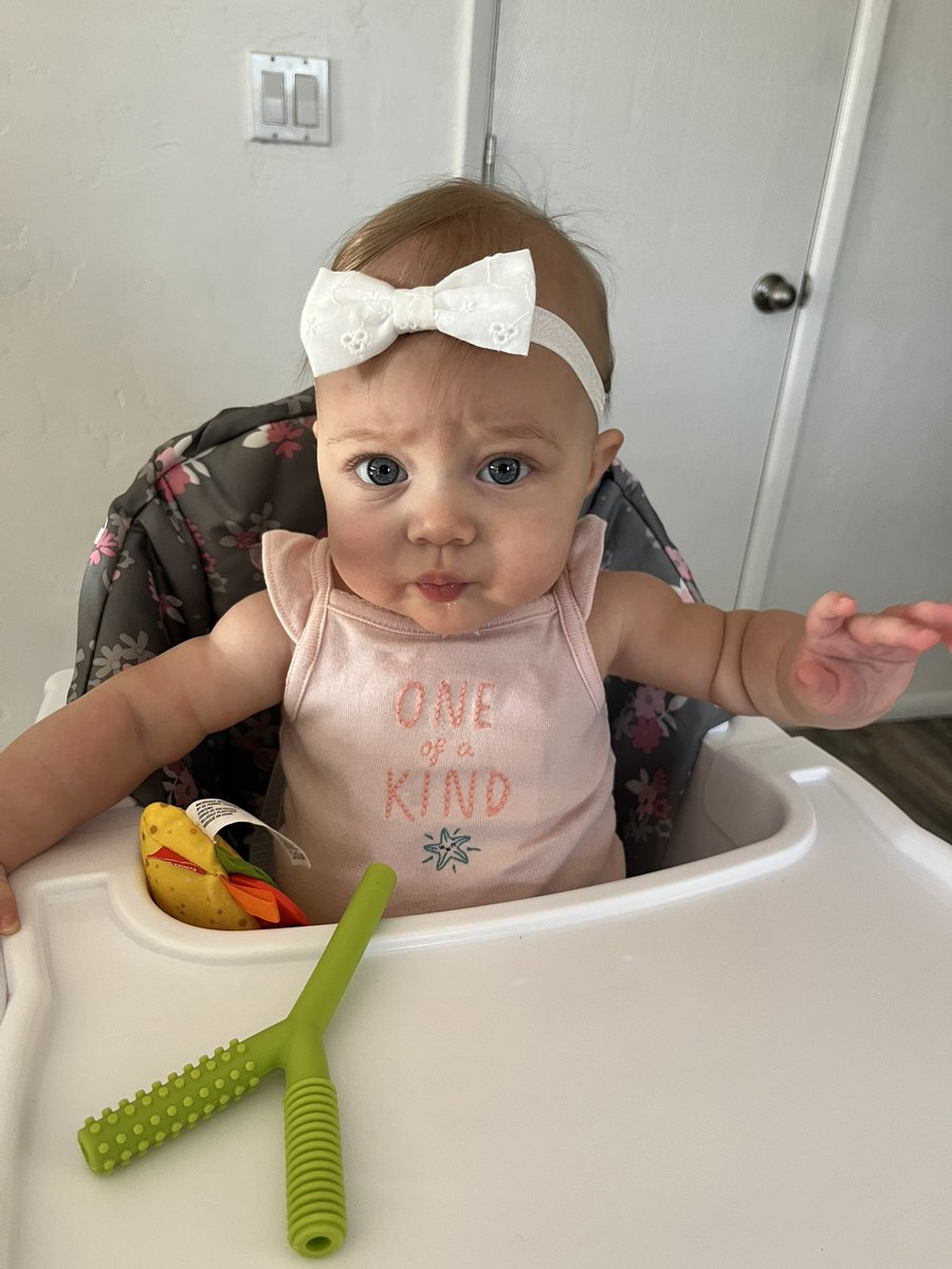 SavWeaver_'s tweet photo. My daughter started full time daycare yesterday. I’m missing those few extra hours with her, but looking forward to seeing this really cute face later today. https://t.co/L1EeRs6dbL
