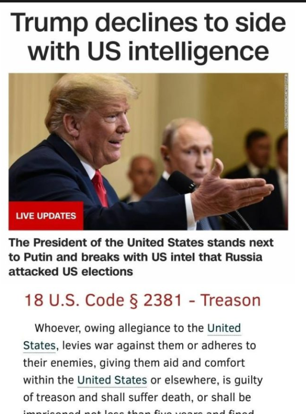 RT @smc429: This is Helsinki. GOP allowed OUR PRESIDENT to stand with our adversary over his own country. https://t.co/4Wi4uGswmZ