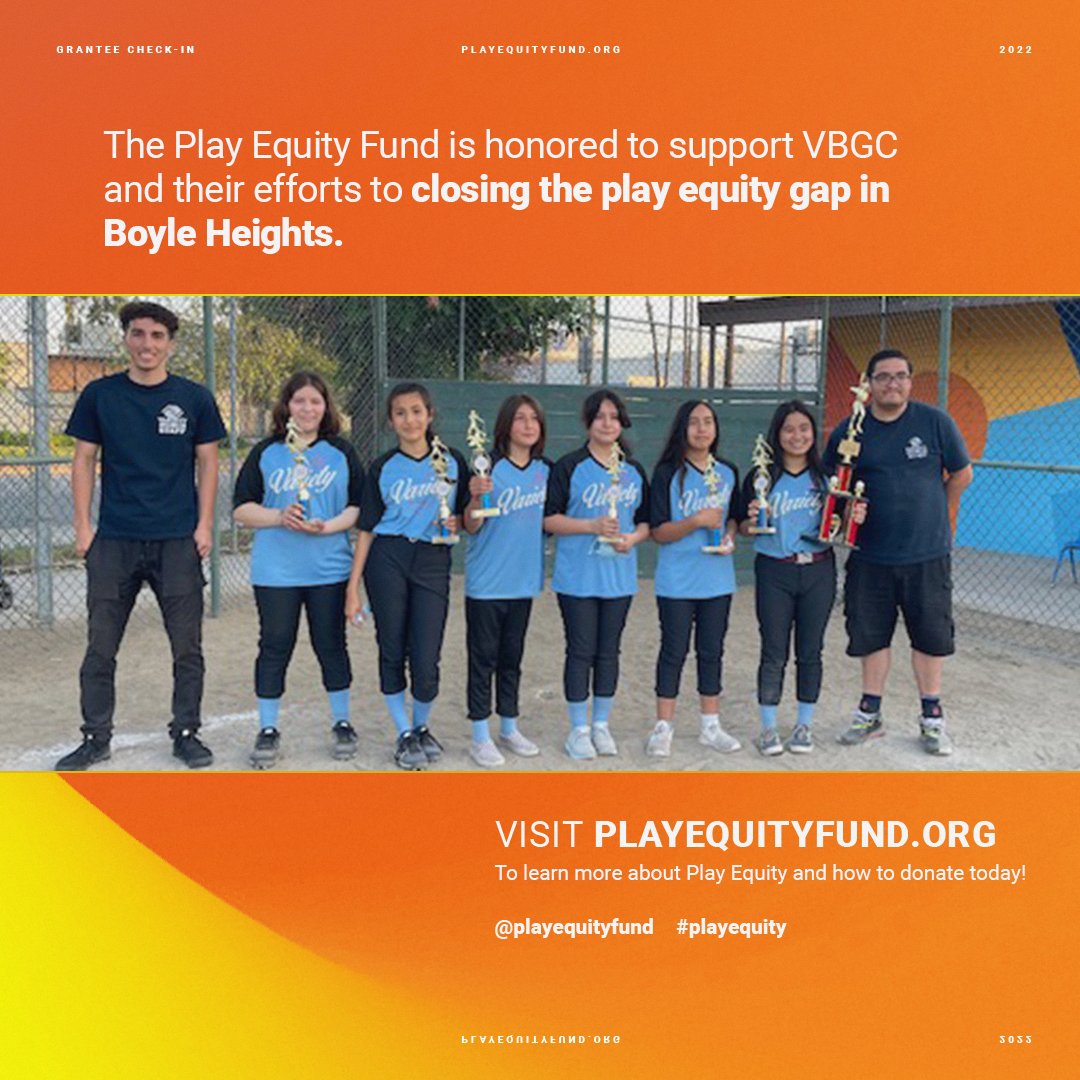 PlayEquityFund's tweet photo. Join us celebrating @variety_club’s 73-year legacy of providing access to play and sports to the youth of Boyle Heights.
The Variety Boys & Girls Club team sports involve over 850 participants and almost 100 teams from pre-school to high school. #PlayEquity #SpringIntoPlay https://t.co/2kdBIcrhKB