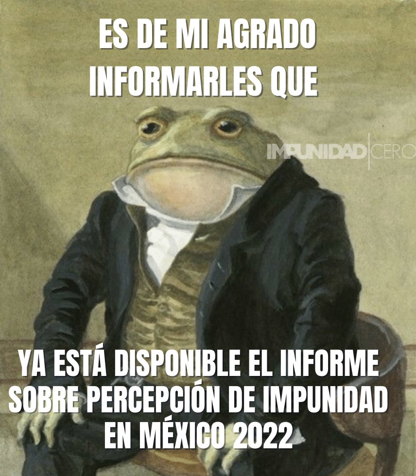 👉 Te compartimos los resultados de la encuesta que realizamos para conocer cómo ha evolucionado la perspectiva de los mexicanos respecto al acceso a la justicia y cuáles consideran que son las causas de la impunidad 🔗bit.ly/3wqJEGC