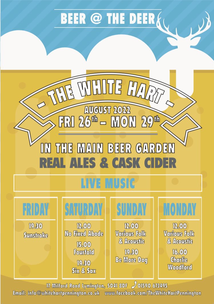 The White Hart, SO41 tweet media