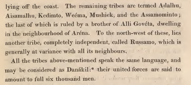 mzeesiraj's tweet photo. Images:- #Afar warriors. #Afar Tribes in 1809.
#Afar/#Saho numeral 5, 7, 8 are different from #Oromo, #Somali, #Rendile, and #Baiso The rest 1,2.3,4,6,9 and 10 are same for all. 
They share Culture and several similar words in their languages. @khaj_nat, @AfariShifa , @AFARmedia https://t.co/zRdtXowdj1