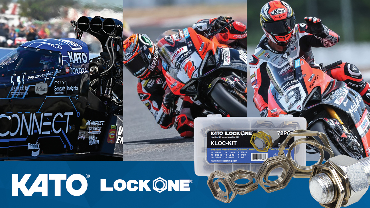 KATOFastening's tweet photo. 🏁👏🥈🥉Massive shout out to all KATO sponsored racers for an amazing performance at #MotoAmerica & #BrainerdNats. Did you know #LockOne doesn't required any special tooling🔧Easy to install. Easy to use. Order: https://t.co/zw2Q65bj9Z 🔩 #fasteners ✈️ #aerospace 🏭#manufacturing https://t.co/JcEjpvKW87