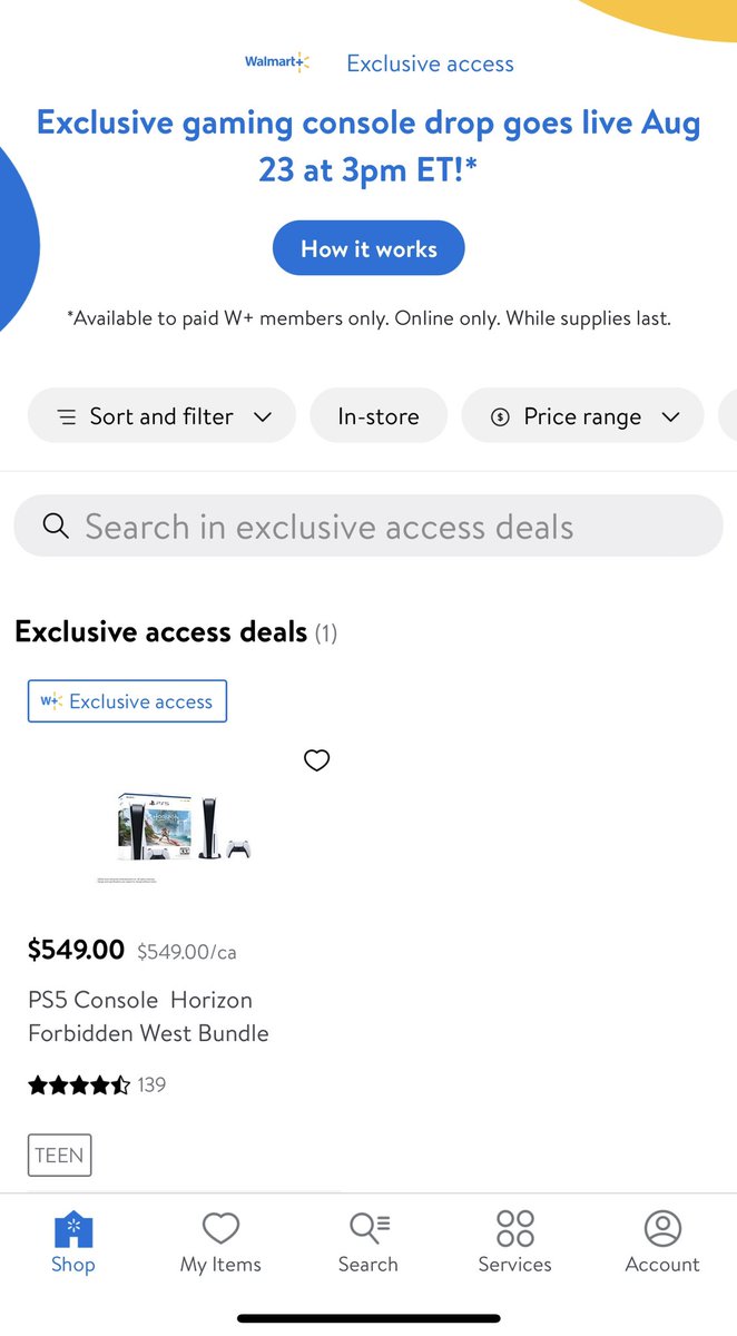 #PS5 Drop Info
Aug 23 3pm EST
Walmart Console Drop
Paid W+ Only