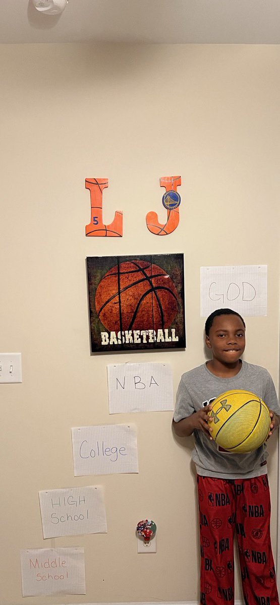 CoachBeck919's tweet photo. Sometimes in my career field so much time is given to helping other young players reach their dream, that their child’s dream get’s put on hold. My son and I created this, and I told him, enjoy each step and learn what needs to be learned before going to the next! https://t.co/VM59URAzT3
