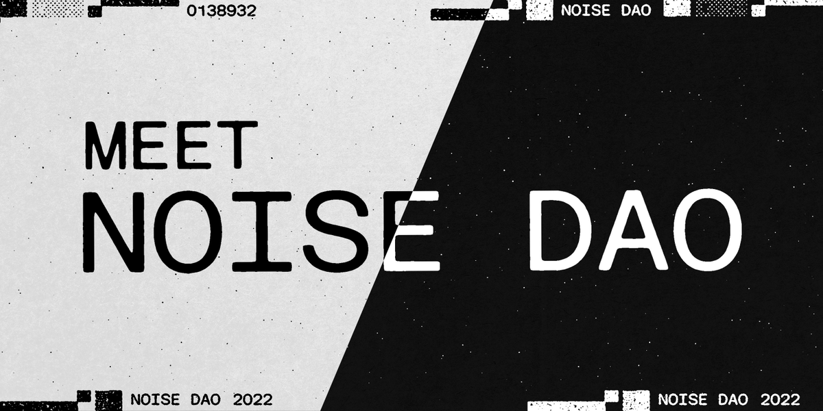 Allow us to reintroduce ourselves. 🙉

We’re NOISE—a DAO of artists, music industry vets, and investors with a shared belief that web3 can be used as a force to positively impact the future of music. 

⤷ tinyurl.com/46ccu6fp