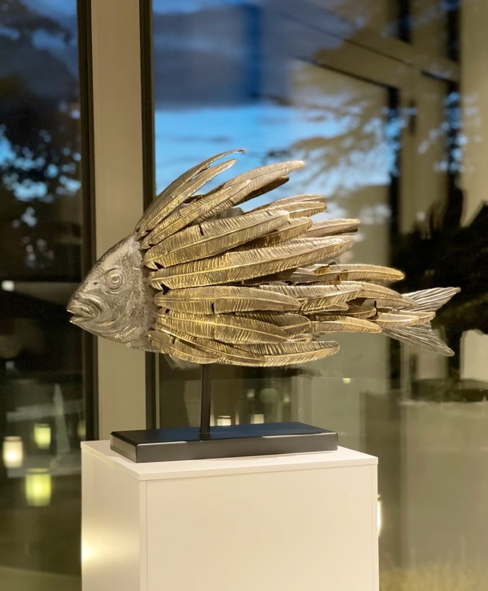 PRougereau's tweet photo. Nouvelle livraison de ma sculpture
Punky Fish.
Toujours autant d’émotion pour moi ☺️
#punkyfish #sculpturebronze #limitededition #collectionprivee #sculpturepatrickrougereau
#delaphotographiealasculpture https://t.co/LAKC1qvzR3