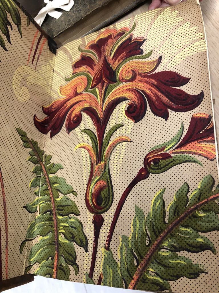 LesleyJ15846963's tweet photo. Beautiful endpapers! #papergeek #bookgeek #bookmeasuring #specialcollections https://t.co/c0Xd5INMY2
