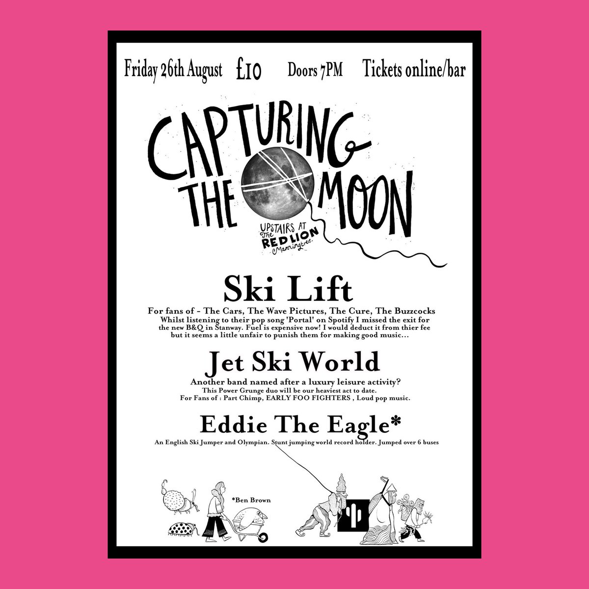BCactusStudio's tweet photo. Cannot wait for the third Capturing The Moon gig this Friday! 🌝 

As always, we will be at the show doing the sounds and helping to put on what is sure to be another great night! 🎸

Tickets cost £10 and can be purchased on the Red Lion website or at the venue 💴 

🌵 https://t.co/PcWnivPlMP