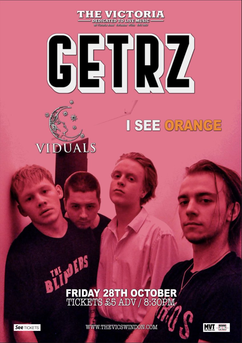 SWINDON! We return to our beloved Victoria for a special one off show on Friday 28th October. Support from local badboys <a href="/vidualsband/">Viduals</a> and I See Orange.

Tickets on sale tomorrow at 9AM BST.

We can’t wait to see you all again, it’s gonna be a huge night. 🖤