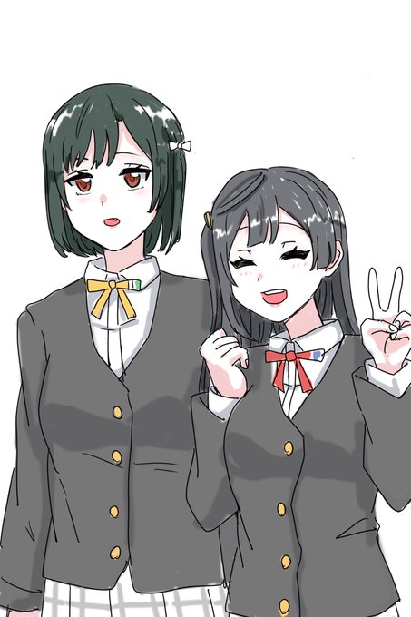 「multiple girls nijigasaki academy school uniform」 illustration images(Oldest)｜8pages