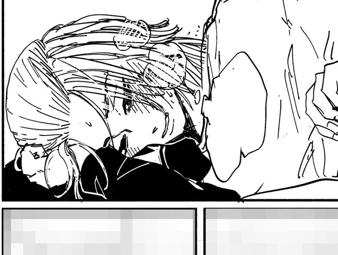 ちょっとアレな下書き 髪の流れ難しいね 