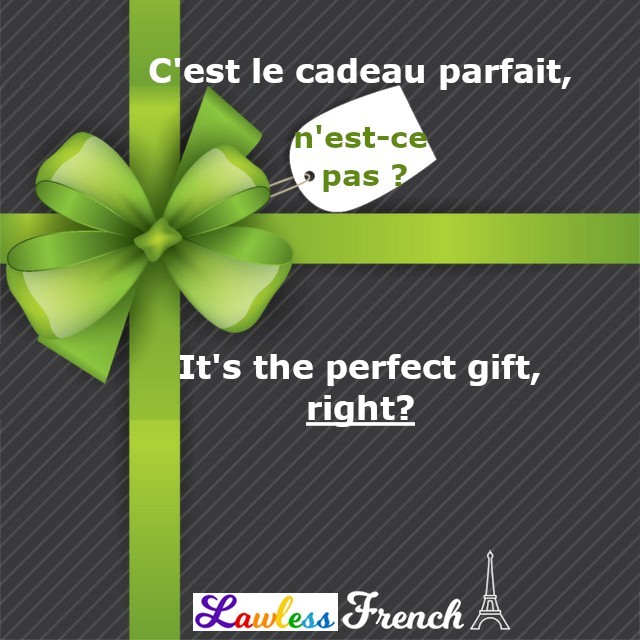 LawlessFrench's tweet photo. N'est-ce pas ? - Isn't that right?⠀
⠀
Read the lesson and examples and listen to the pronunciation at https://t.co/iFLm9It9J5 ⠀
⠀
#frenchexpression #learnfrench #fle #french #frenchexpressions #speakfrench #authenticfrench #frenchteacher #frenchlearner #frenchst https://t.co/DuRJMkXzcZ