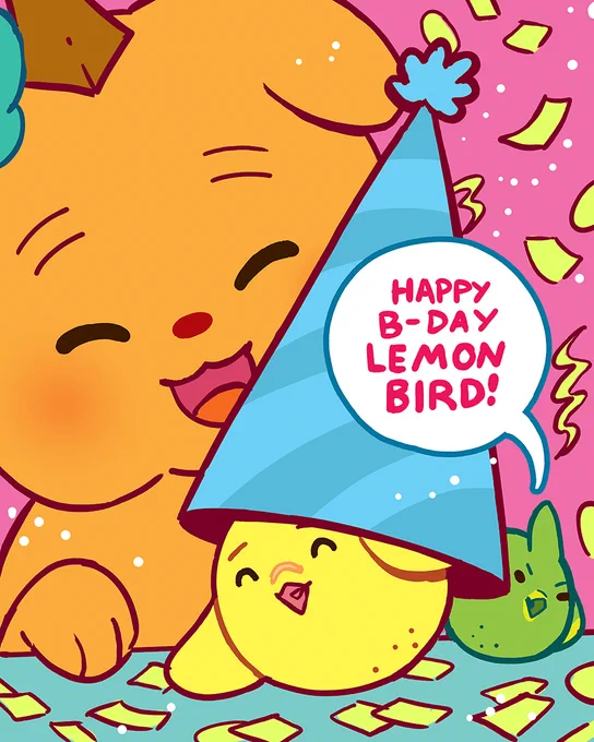 🎁Happy Book Birthday to my Lemon Bird! I hope everyone loves her as much as I do. 🥳💙 
