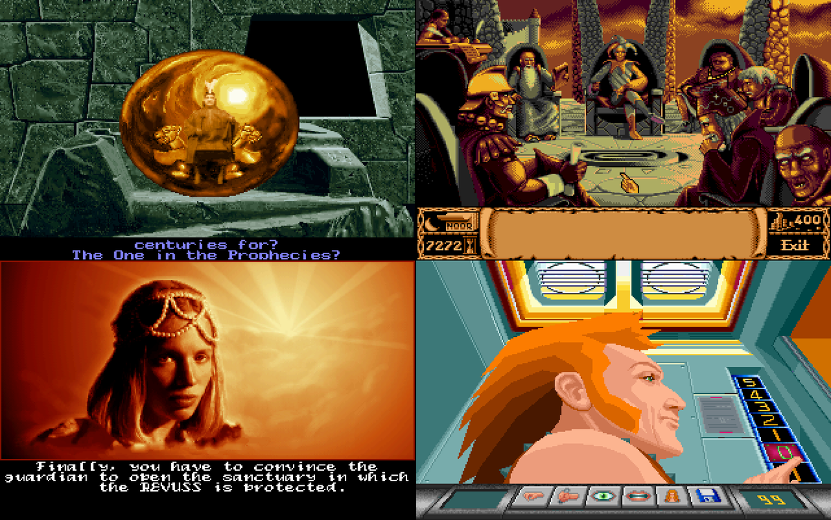Gamrok's tweet photo. Some more great French games released in 1992! 🍷🥖
If I forgot any, please let me know 😀
3/
#Inca #StormMaster #WeenTheProphecy #Eternam #RetroGaming https://t.co/j7VHzecimn