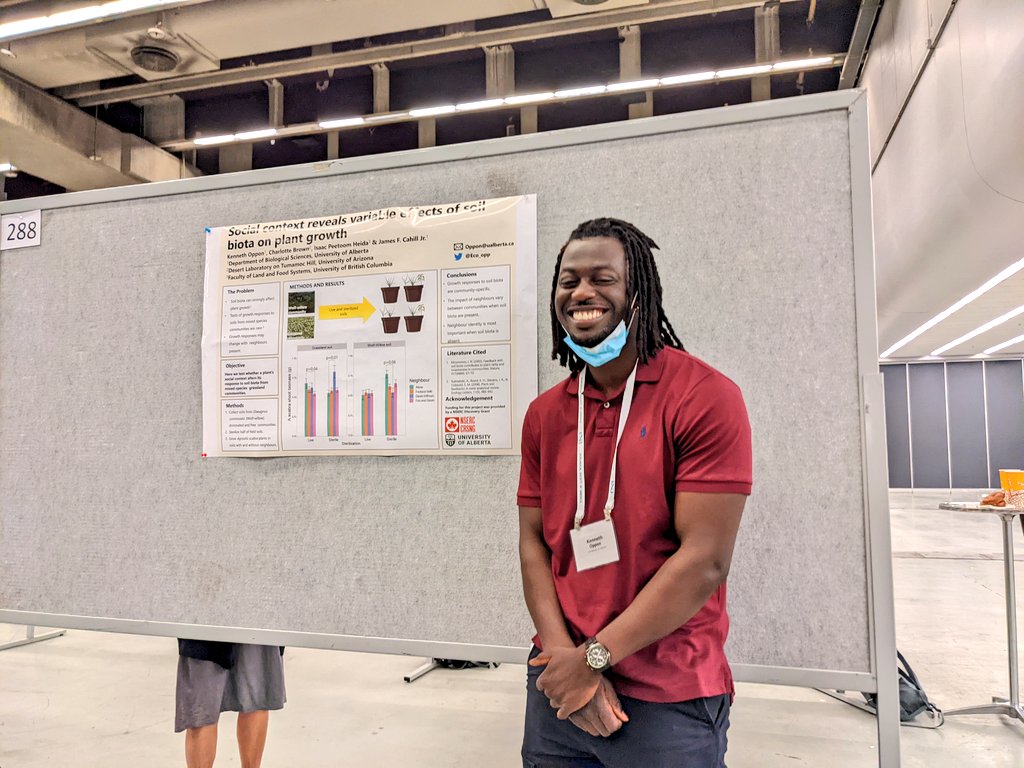 Had a wonderful time at #esa2022. Presenting my poster was great but I definitely enjoyed the opportunity to meet and learn about the work others are doing in the field.