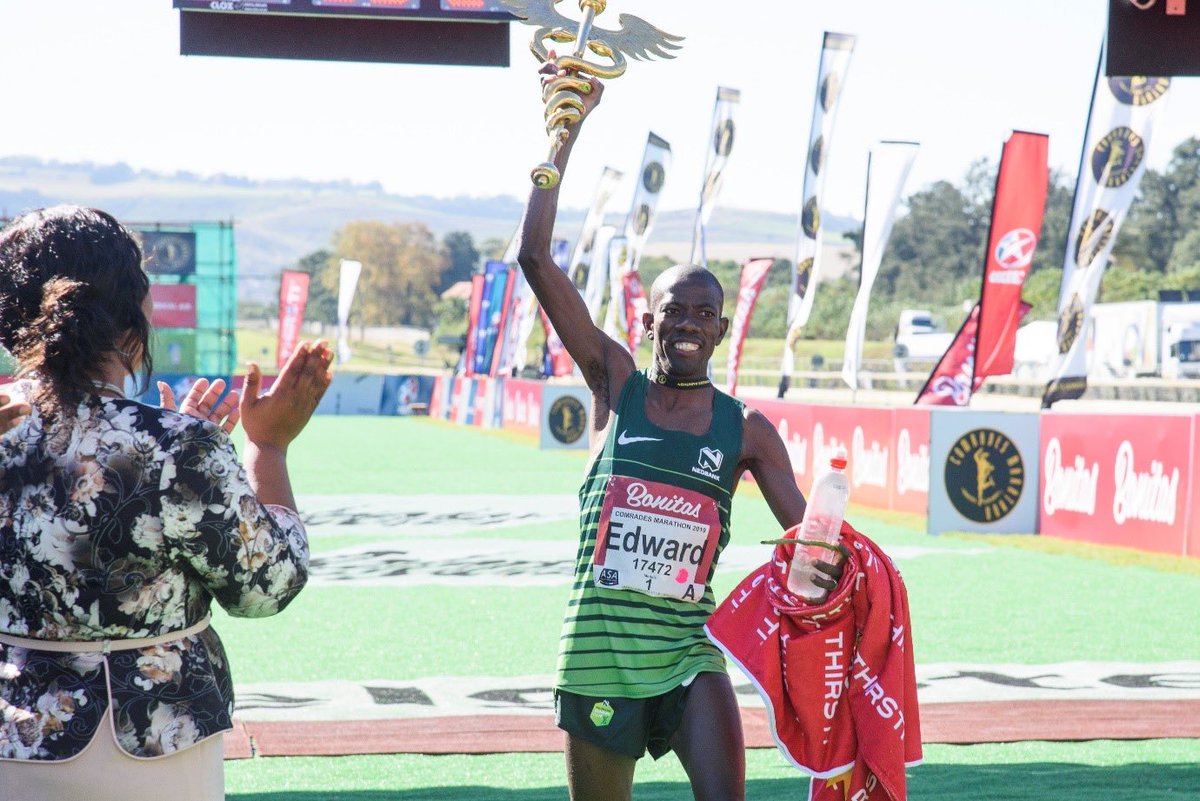 Nedbank_RC's tweet photo. The @ComradesRace champion Edward Mothibi is back in action this Sunday in the quest to add the down run title to his athletic CV! Read all about his preparation: 

https://t.co/1zsPcbeimW

@bavariaSA @BiogenSA @futurelifeza @KiaSouthAfrica @nedbanksport @Nike @ThirstiW https://t.co/n2xXx9WTPn